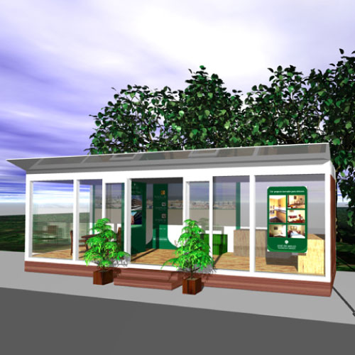 design e 3d para stand promocional